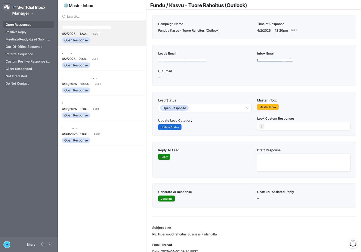 Inbox Manager: The Response Intelligence System